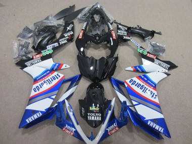 Buy 2007-2008 Yamaha YZF R1 Motorcycle Fairings - White Blue Black Volvo Fimer Sterilgarda UK