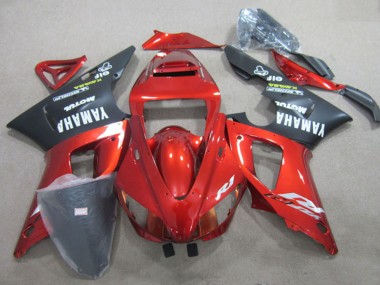 Buy 2009-2011 Yamaha YZF R1 Motorcycle Fairing - Red Matte Black UK