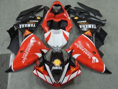 Buy 2009-2011 Yamaha YZF R1 Motorcycle Fairings - Red White Black Santander Red UK