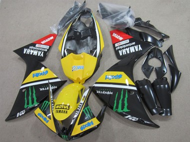 Buy 2009-2011 Yamaha YZF R1 Motorcycle Fairings - Yellow White Black Red Green Motul Monster UK