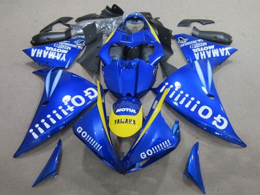 Buy 2009-2011 Yamaha YZF R1 Motorcycle Fairings - Blue Yellow White Go UK