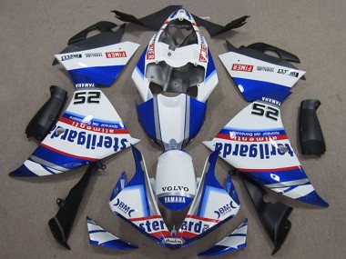 Buy 2012-2014 Yamaha YZF R1 Motorcycle Fairings - White Blue Red Black Fimer Sterilgarda UK