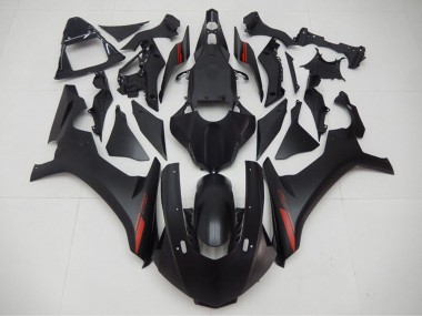 Buy 2015-2019 Yamaha YZF R1 Motorcycle Fairings - Matte Black Red UK