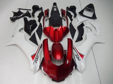 Buy 2015-2019 Yamaha YZF R1 Motorcycle Fairing - White Red Black UK