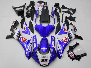 Buy 2015-2019 Yamaha YZF R1 Motorcycle Fairings - White Blue Black Red PATA 88 UK