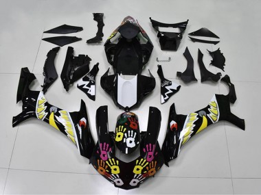 Buy 2015-2019 Yamaha YZF R1 Motorcycle Fairings - Black White Yellow Pink Shark UK