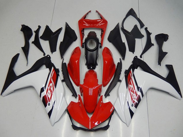 2015-2018 Yamaha YZF R3 Motorcycle Fairing Kits - White Red Black UK