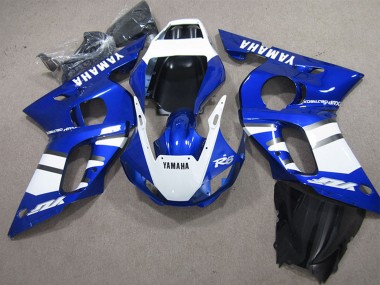 Buy 1998-2002 Yamaha YZF R6 Motorcycle Fairings - White Blue UK