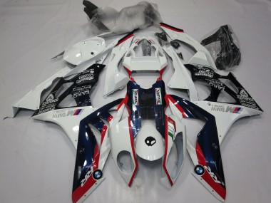 Alien Blue and White 09-14 S1000RR Motorcycle Fairing