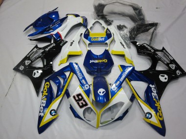 Alien Blue and White 09-14 S1000RR Motorcycle Fairing