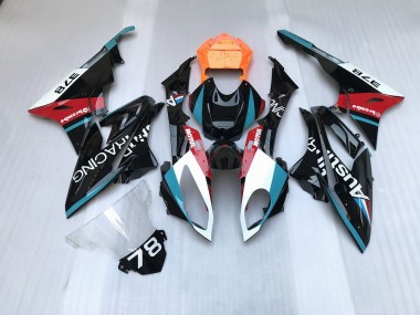 Alien Blue and White 09-14 S1000RR Motorcycle Fairing