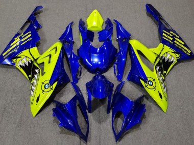 Alien Blue and White 09-14 S1000RR Motorcycle Fairing