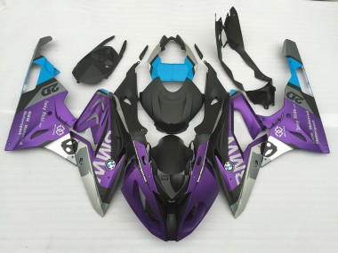 Alien Blue and White 09-14 S1000RR Motorcycle Fairing