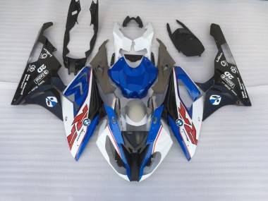 Alien Blue and White 09-14 S1000RR Motorcycle Fairing