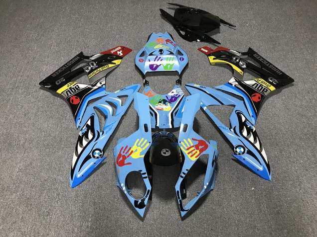 Alien Blue and White 09-14 S1000RR Motorcycle Fairing Alien Blue and White 09-14 S1000RR Motorcycle Fairing