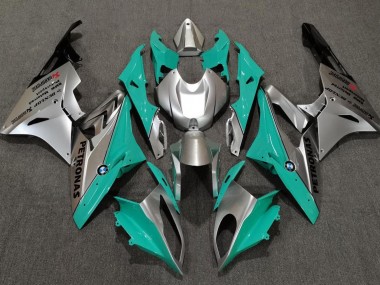 Alien Blue and White 09-14 S1000RR Motorcycle Fairing