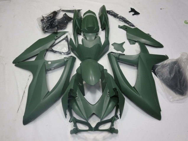 Army Green 08-10 GSXR 600-750 Motorcycle Fairing