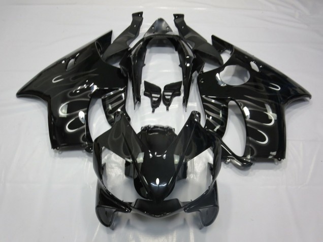 Black Flame 04-07 CBR600 F4i Motorcycle Fairing Black Flame 04-07 CBR600 F4i Motorcycle Fairing