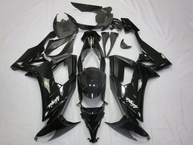 Black Ninja 08-10 ZX10R Motorcycle Fairing Black Ninja 08-10 ZX10R Motorcycle Fairing