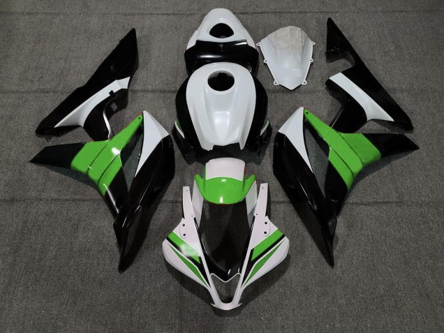 Black White and Green 07-08 CBR600RR Motorcycle Fairing Black White and Green 07-08 CBR600RR Motorcycle Fairing