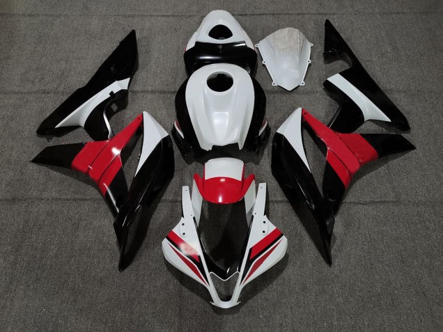 Black White and Red 07-08 CBR600RR Motorcycle Fairing Black White and Red 07-08 CBR600RR Motorcycle Fairing