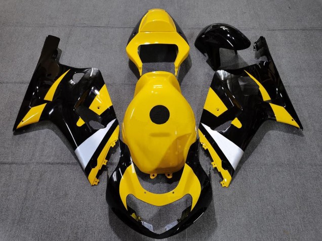 Black and Yellow 01-03 GSXR 600-750 Motorcycle Fairing Black and Yellow 01-03 GSXR 600-750 Motorcycle Fairing