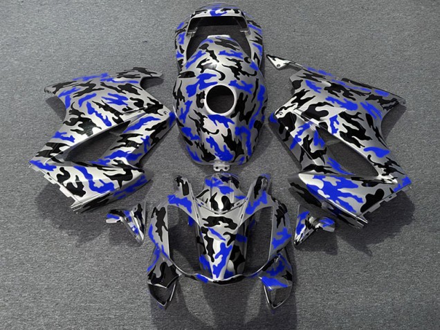 Blue Camo 02-12 VFR800 Motorcycle Fairing Blue Camo 02-12 VFR800 Motorcycle Fairing