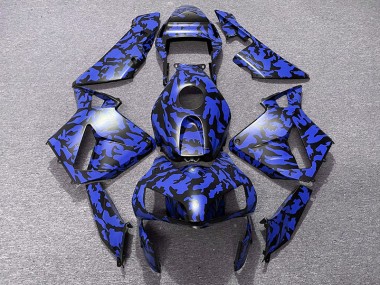 Blue Camo 03-04 CBR600RR Motorcycle Fairing