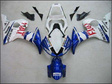 Blue Fiat 05 R6 Motorcycle Fairing