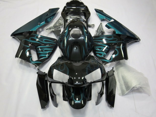 Blue Flame 03-04 CBR600RR Motorcycle Fairing Blue Flame 03-04 CBR600RR Motorcycle Fairing