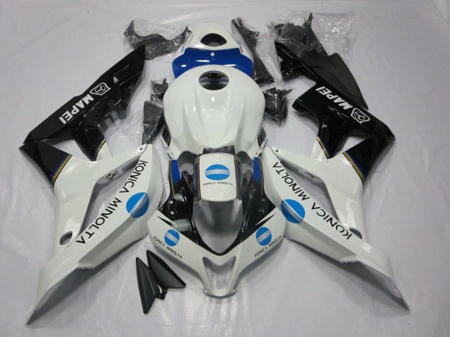 Blue KM and Black 07-08 CBR600RR Motorcycle Fairing Blue KM and Black 07-08 CBR600RR Motorcycle Fairing