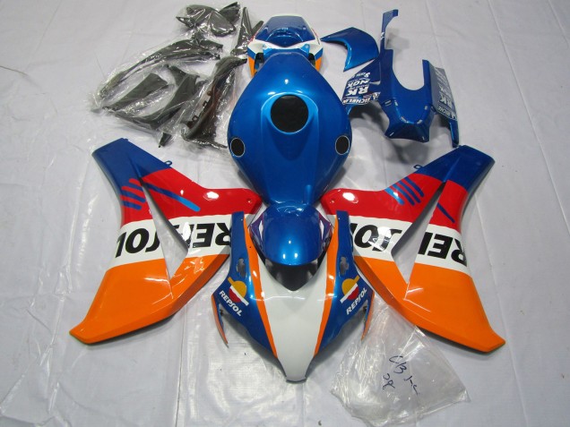Blue Repsol & Red 08-11 CBR1000RR Motorcycle Fairing Blue Repsol & Red 08-11 CBR1000RR Motorcycle Fairing