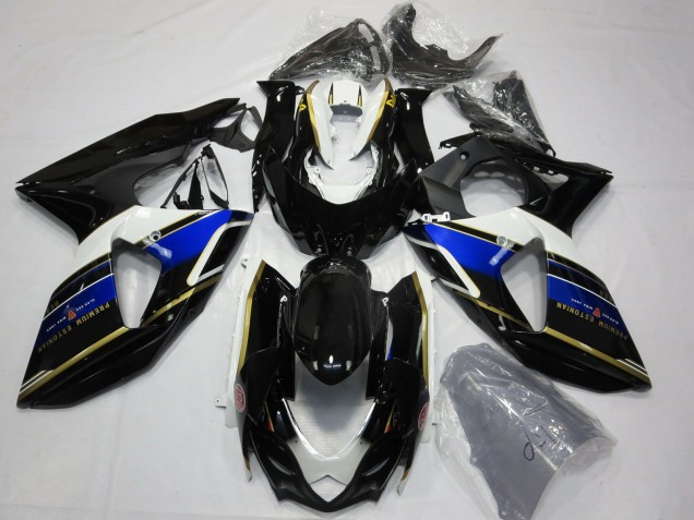 Blue and Gold 09-16 GSXR 1000 Motorcycle Fairing Blue and Gold 09-16 GSXR 1000 Motorcycle Fairing