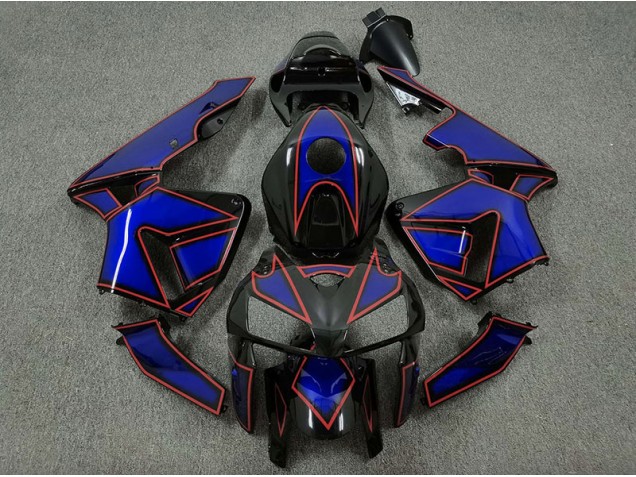 Blue and Red Turtle 05-06 CBR600RR Motorcycle Fairing