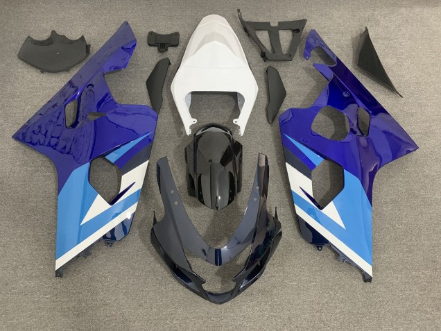 Blues 04-05 GSXR 600-750 Motorcycle Fairing Blues 04-05 GSXR 600-750 Motorcycle Fairing