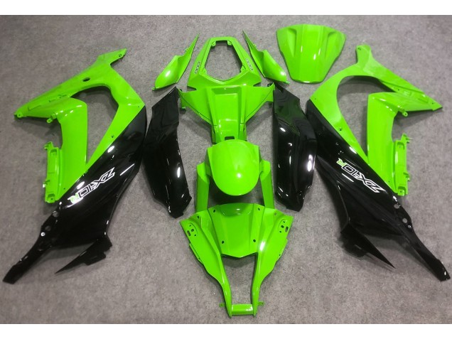 Bright Green & Green R 16-19 ZX10R Motorcycle Fairing Bright Green & Green R 16-19 ZX10R Motorcycle Fairing