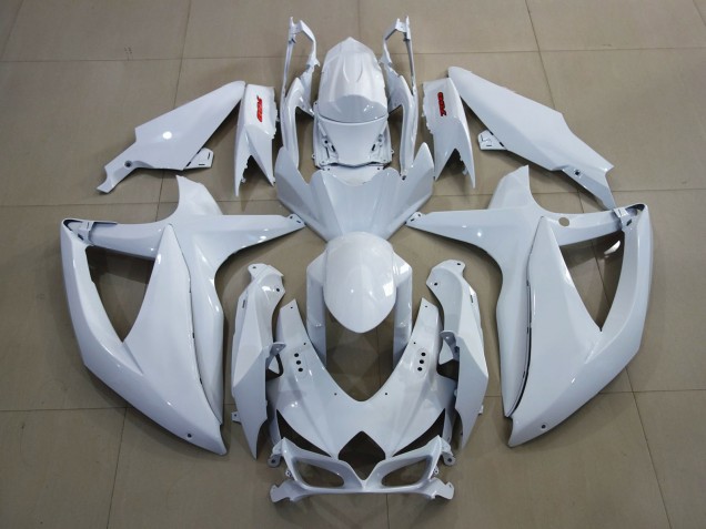 Bright White and Red 08-10 GSXR 600-750 Motorcycle Fairing Bright White and Red 08-10 GSXR 600-750 Motorcycle Fairing