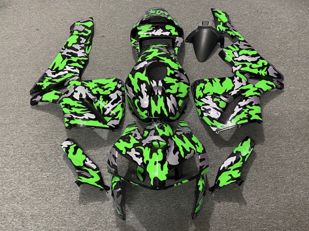 Camo & GREEN 05-06 CBR600RR Motorcycle Fairing