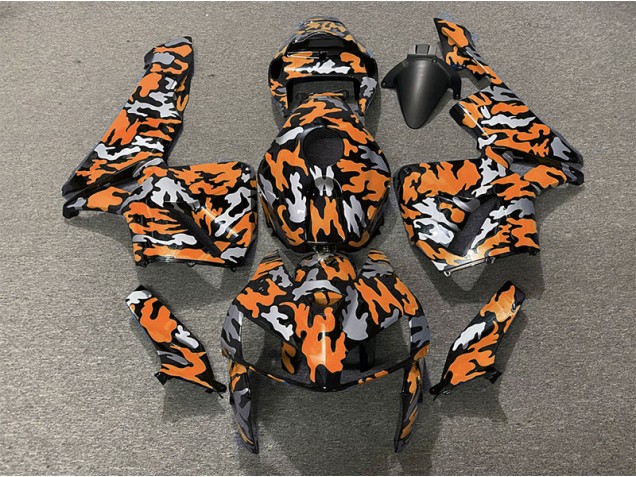 Camo & ORANGE 05-06 CBR600RR Motorcycle Fairing Camo & ORANGE 05-06 CBR600RR Motorcycle Fairing