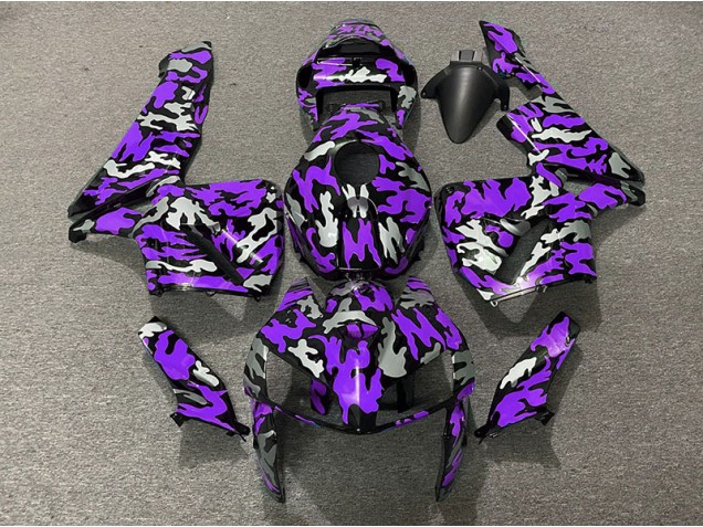 Camo & PURPLE 05-06 CBR600RR Motorcycle Fairing Camo & PURPLE 05-06 CBR600RR Motorcycle Fairing