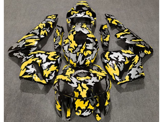 Camo & YELLOW 05-06 CBR600RR Motorcycle Fairing Camo & YELLOW 05-06 CBR600RR Motorcycle Fairing