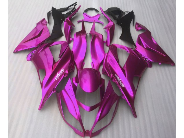 Candy Pink Gloss 16-19 ZX10R Motorcycle Fairing Candy Pink Gloss 16-19 ZX10R Motorcycle Fairing