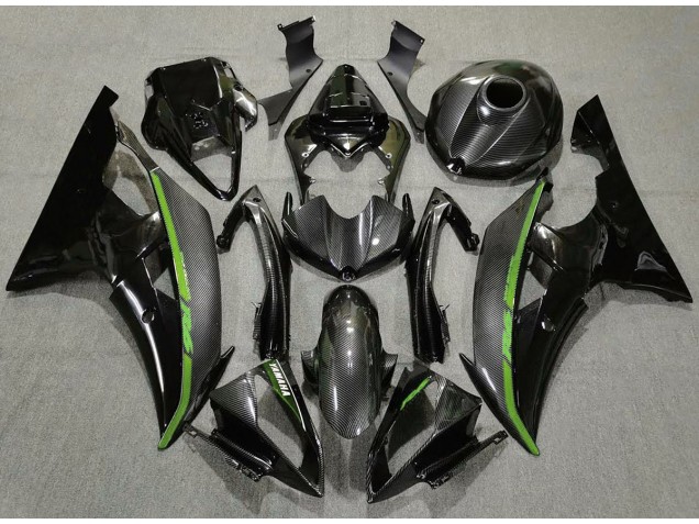 Carbon Fiber & Green 08-16 R6 Motorcycle Fairing