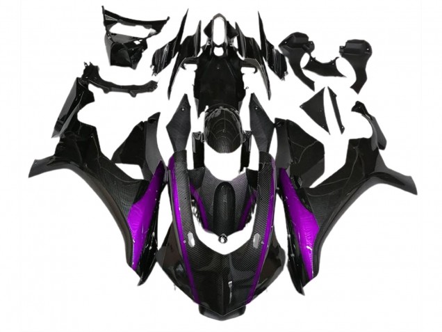 Carbon Fiber Style & Purple 15-19 R1 Motorcycle Fairing Carbon Fiber Style & Purple 15-19 R1 Motorcycle Fairing