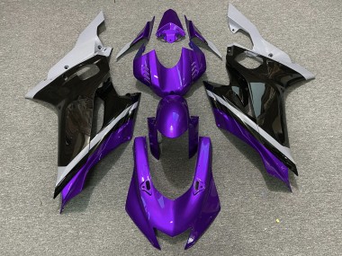 Cement Black and Purple 17-21 R6 Motorcycle Fairing