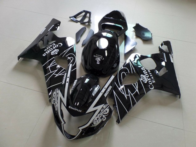 Corona Black 04-05 GSXR 600-750 Motorcycle Fairing Corona Black 04-05 GSXR 600-750 Motorcycle Fairing