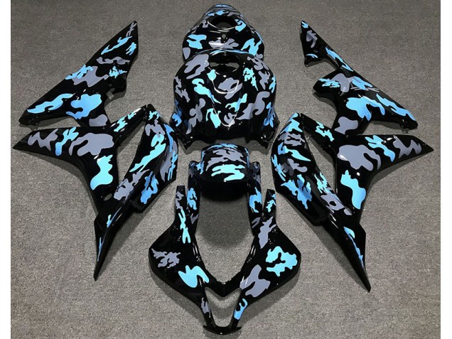 Custom Camo Blue 07-08 CBR600RR Motorcycle Fairing Custom Camo Blue 07-08 CBR600RR Motorcycle Fairing