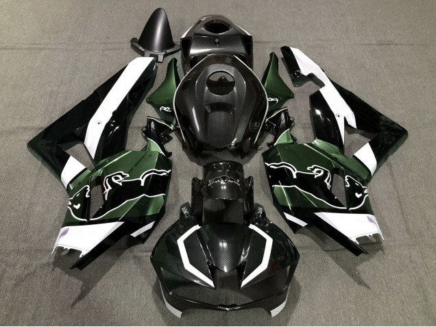 Custom Green Carbon Bull 13-23 CBR600RR Motorcycle Fairing