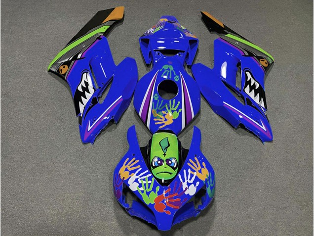 Dark Blue Shark 04-05 CBR1000RR Motorcycle Fairing Dark Blue Shark 04-05 CBR1000RR Motorcycle Fairing