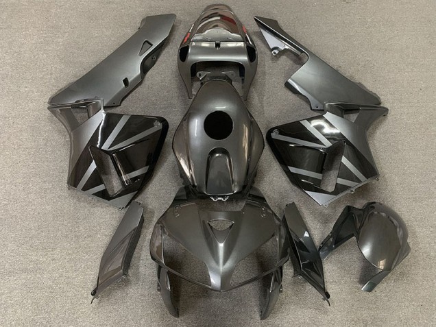 Dark Silver and Black 05-06 CBR600RR Motorcycle Fairing